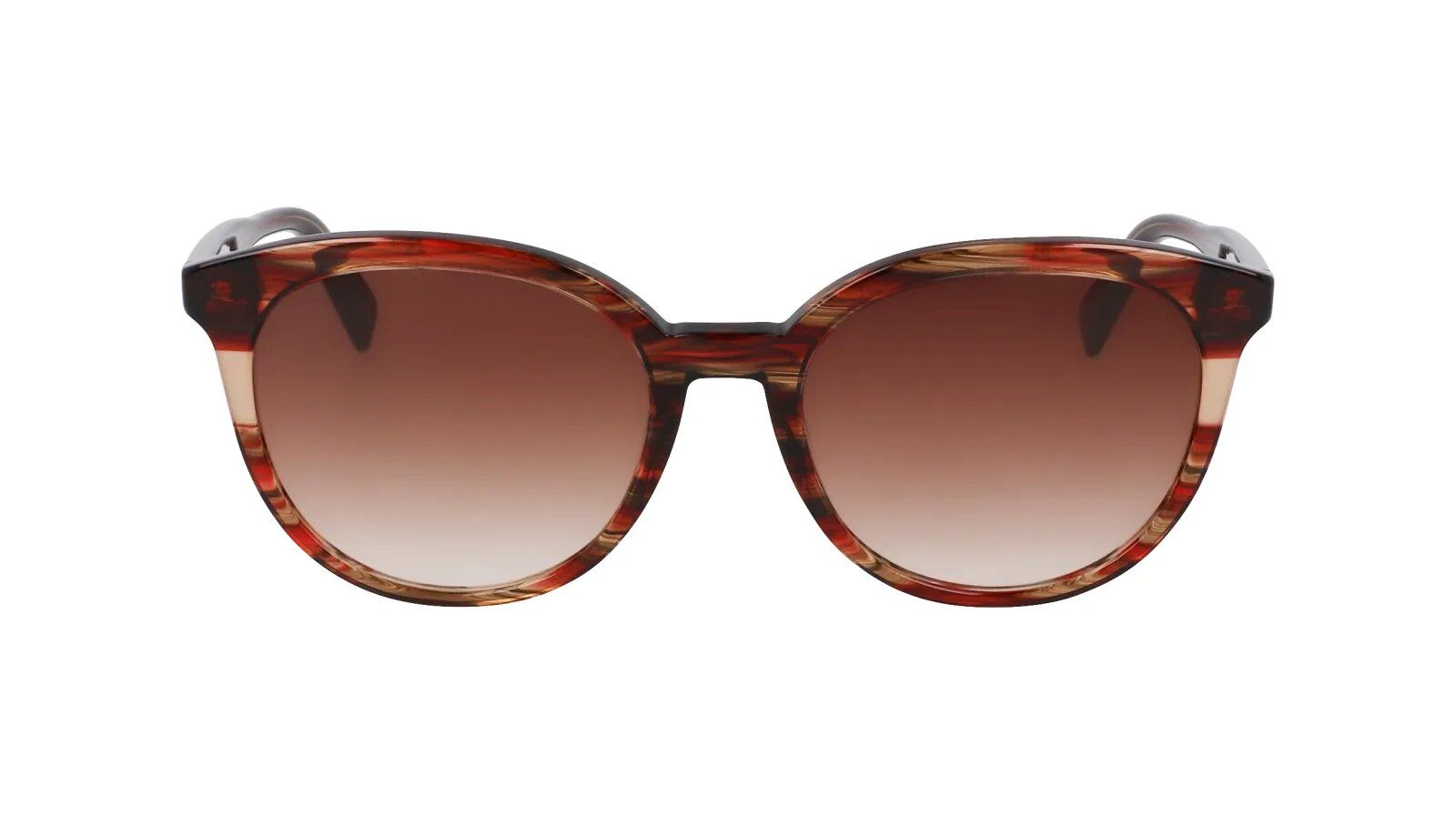 Longchamp LO752S Sunglasses 606 Textured Red Authentic New 55mm Women