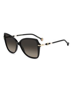 CAROLINA HERRERA HER-0302/S Sunglasses 807-BLACK 56mm