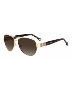 CAROLINA HERRERA HER-0135/S Sunglasses 000-ROSE-GOLD 59mm
