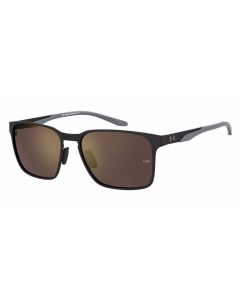 UNDER ARMOUR UA ASSIST MTL/G Sunglasses O6WJO-MTBK-GREY 57mm