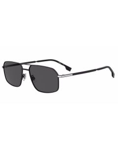 HUGO BOSS BOSS 1603/S Sunglasses 124IR-MTBLAKSIL 58mm