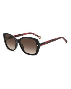 CAROLINA HERRERA HER 0176/G/S Sunglasses OITHA-BLACK-RED 56mm