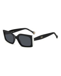 CAROLINA HERRERA HER-0182/S Sunglasses 80S-BLACK-WHTE 53mm