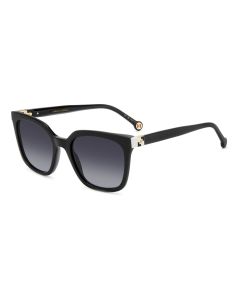 CAROLINA HERRERA HER-0236/S Sunglasses 80S-BLACK-WHTE 53mm