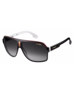 CARRERA CARRERA-1001/S Sunglasses 80S-BLACK-WHTE 62mm