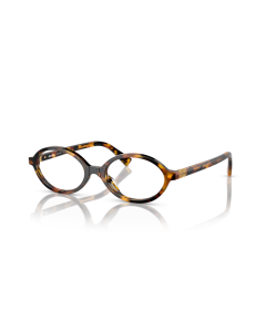 Miu Miu 0MU+01XV Eyeglasses VAU1O1 Honey havana 50mm
