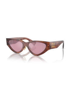 Miu Miu 0MU+03ZS Sunglasses 11Q50D Striped tobacco 54mm