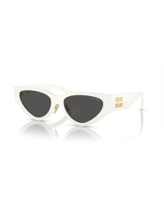 Miu Miu 0MU+03ZS Sunglasses 1425S0 White 54mm