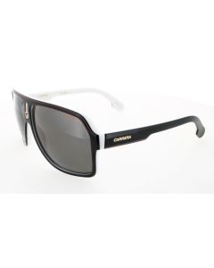 Carrera 1001-S-080S-M9 Sunglasses BLACK WHITE 62mm