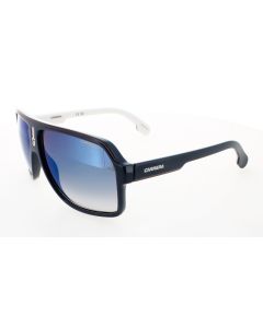 Carrera 1001-S-08RU-KM Sunglasses BLUE RED 62mm