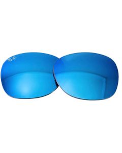 Ray Ban RB2132 New Wayfarer Blue Mirror Replacement Lenses Size 52-18mm Genuine