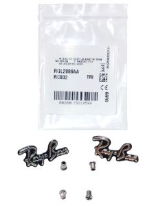 Ray Ban RB8301 RB8302 RB8307 RB8316 RB8317 RB8322 Replacement Icon Logo W Screws