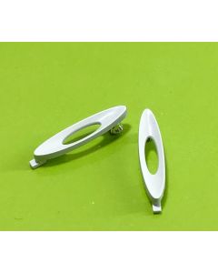 Oakley Split Shot OO9416 Polish White Replacement Logo Icon Trim Genuine