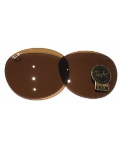 Ray Ban RB2447 Round Fleck Brown B-15 Replacement Lenses 49 mm