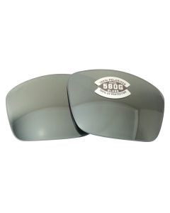 Costa Del Mar Tuna Alley Pro 6S9105 580G Silver Mirror Replacement Lenses