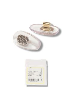 Burberry Nose Pads Fits Sunglasses Eyeglasses Clear Golden PUSH IN Genuine