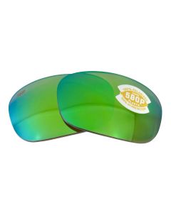 Costa Del Mar Brine Polarized 580P Green Mirror Replacement Lenses Polycarbonate
