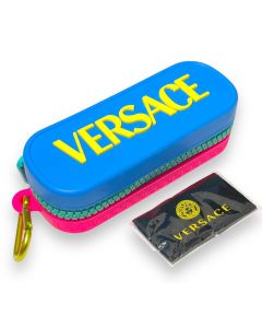 Versace Sunglasses Eyeglass Silicon Multicolor Spcial Edition Case Genuine