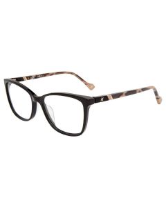 YALEA OPTICAL VYA008 Eyeglasses BLACK-700Y 54mm