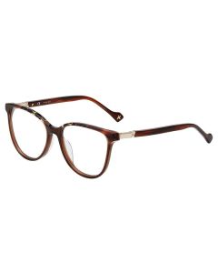 YALEA OPTICAL VYA050V Eyeglasses TRANSP-TOBACCO-0851 54mm