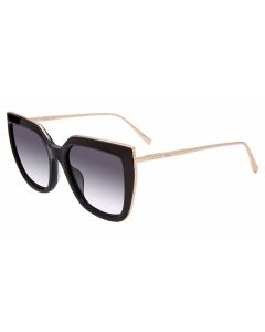 CHOPARD SUN SCH319M Sunglasses SHINY-GREY-HAVANA-0BLK 54mm