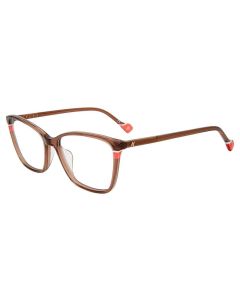 YALEA OPTICAL VYA048V Eyeglasses BROWN-D57Y 55mm