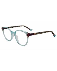 YALEA OPTICAL VYA063L Eyeglasses TRANSP.AZURE-0C71 50mm