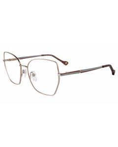 YALEA OPTICAL VYA093 Eyeglasses RED-GOLD-0A39 55mm