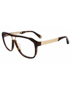 PHILIPP PLEIN OPTICAL VPP118M Eyeglasses DARK-HAVANA-0722 60mm