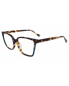 YALEA OPTICAL VYA134V Eyeglasses HAVANA-VIOLET-0WTA 53mm