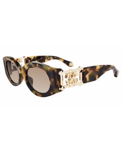 ROBERTO CAVALLI SUN SRC064 Sunglasses SHINY-VINTAGE-HAVANA-0AGG 53mm
