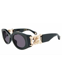 ROBERTO CAVALLI SUN SRC064 Sunglasses SHINY-FULL-GREEN-0D80 53mm