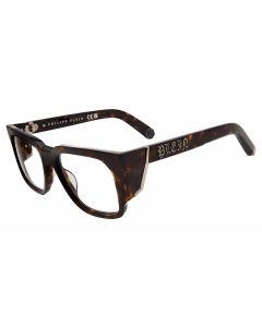 PHILIPP PLEIN OPTICAL VPP141M Eyeglasses DARK-HAVANA-0722 54mm