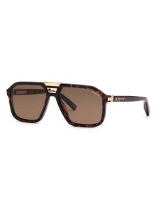 CHOPARD SUN SCH374 Sunglasses SHINY-YELLOW-HAVANA-909P 62mm