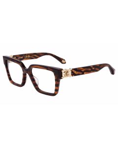 ROBERTO CAVALLI OPTICAL VRC100 Eyeglasses STRIPED-CHELSEA-HAVANA-04AH 52mm