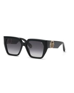 PHILIPP PLEIN SUN SPP161 Sunglasses SHINY-BLACK-0700 58mm