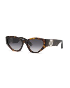 PHILIPP PLEIN SUN SPP161 Sunglasses SHINY-DARK-HAVANA-0722 58mm
