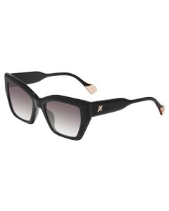 YALEA SUN SYA191 Sunglasses SHINY-BLACK-0700 53mm