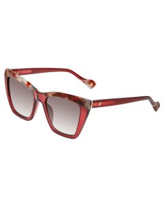 YALEA SUN SYA198V Sunglasses TRANSP.RASPBERRY-0AFD 55mm