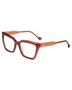 YALEA OPTICAL VYA176V Eyeglasses TRANSP-RASPBERRY-0AFD 53mm