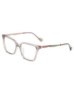 YALEA OPTICAL VYA182 Eyeglasses TRANSP.-GREY-04G0 53mm