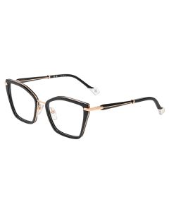 YALEA OPTICAL VYA188 Eyeglasses TOTAL-ROSE-GOLD-0300 52mm
