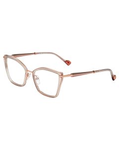 YALEA OPTICAL VYA188 Eyeglasses SHINY-MINK-0A32 52mm