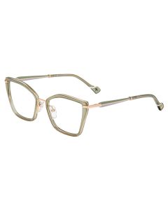 YALEA OPTICAL VYA188 Eyeglasses SHINY-ROSE-GOLD-300Y 52mm