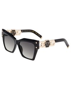 PHILIPP PLEIN SUN SPP175S Sunglasses SHINY BLACK (0700) 57mm