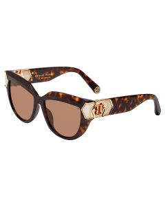 PHILIPP PLEIN SUN SPP176M Sunglasses DARK HAVANA (0722) 56mm