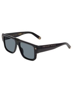 PHILIPP PLEIN SUN SPP179 Sunglasses SHINY BLACK (0700) 55mm