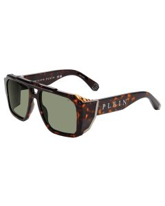 PHILIPP PLEIN SUN SPP184M Sunglasses DARK HAVANA (0722) 57mm