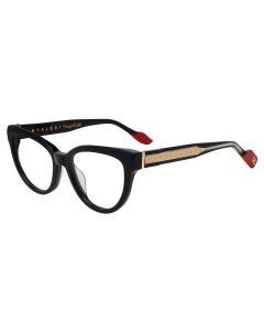 YALEA OPTICAL VYA222 Eyeglasses SHINY-BLACK-0700 52mm