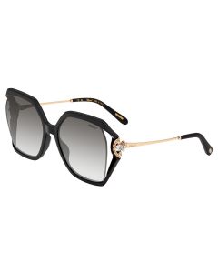 CHOPARD SUN SCH407S Sunglasses TOTAL-SHINY-BLACK-0Z42 58mm